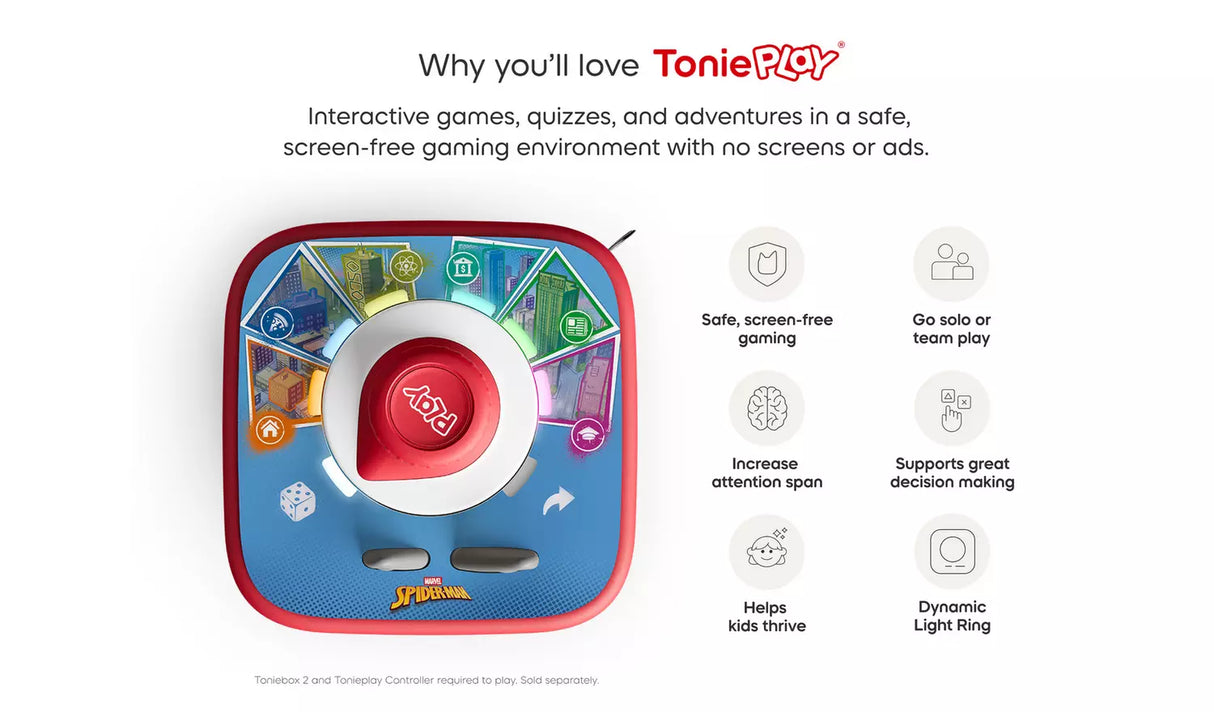 tonies Tonieplay SpiderMan Neighbourhood Hero Game
