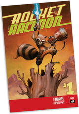 McFarlane Marvel Rocket Racoon 1:6th Scale Collectible with Scene (Rocket Racoon: A Chasing Tale #1