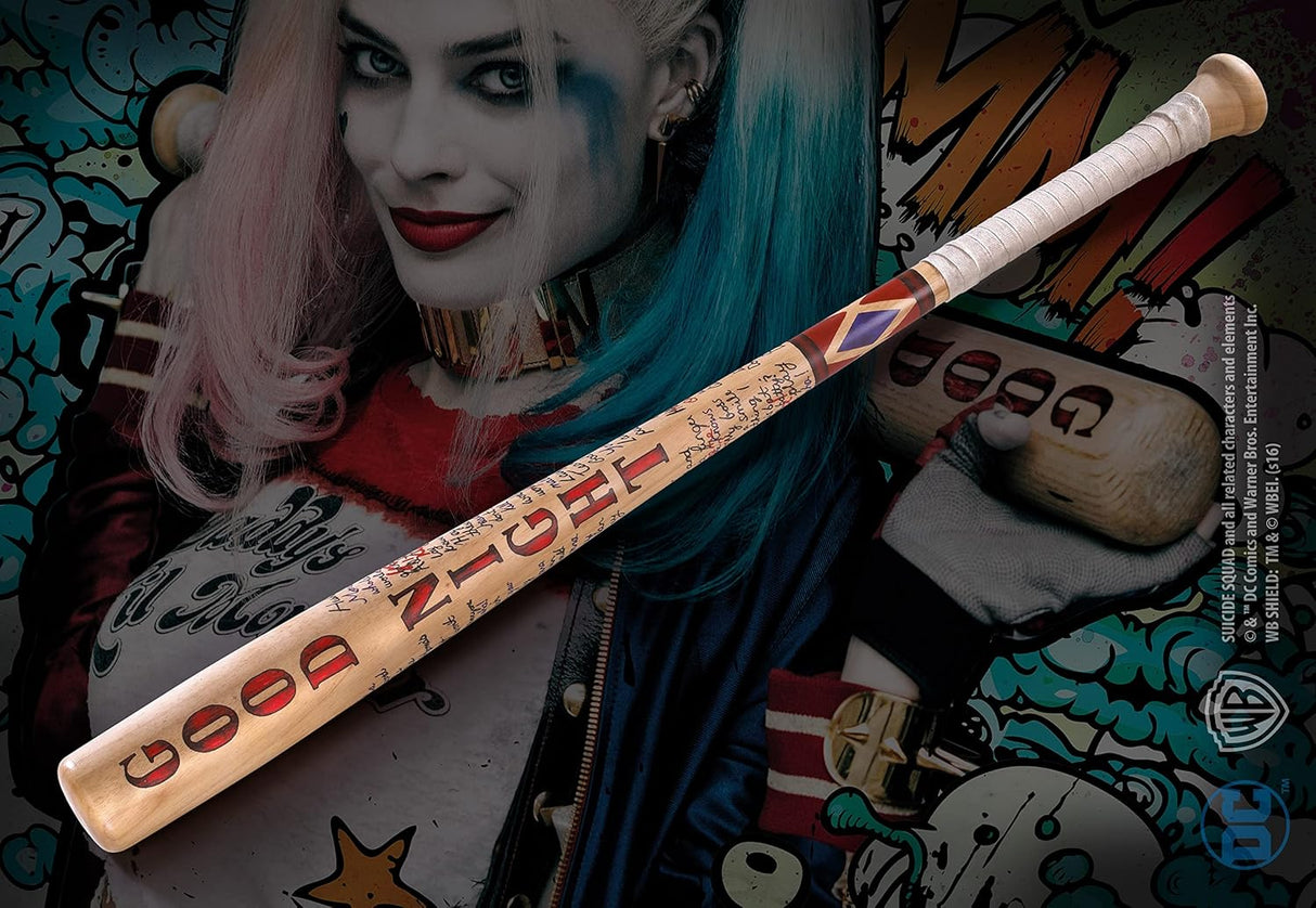 Harley Quinn Baseball Bat by The Noble Collection - Officially Licensed - Suicide Squad Prop Replica - Full Size 31.5in