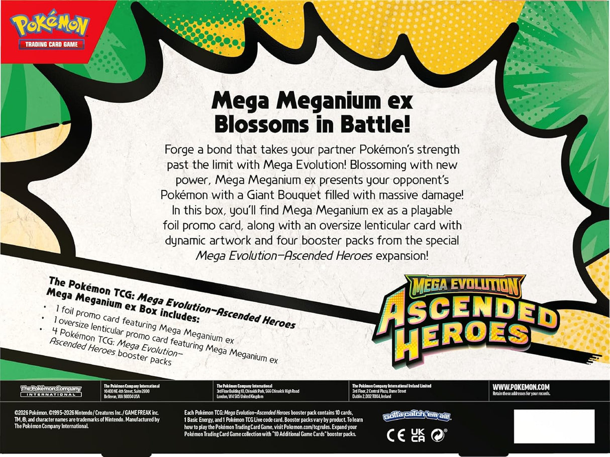 Pokémon TCG: Mega Evolution-Ascended Heroes Mega Meganium-EX Box
