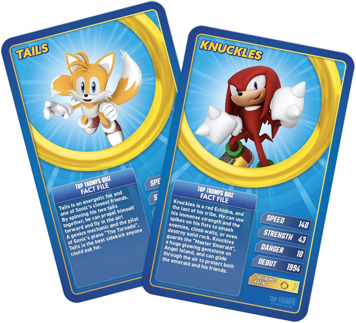 Top Trumps Sonic the Hedgehog Specials Card Game