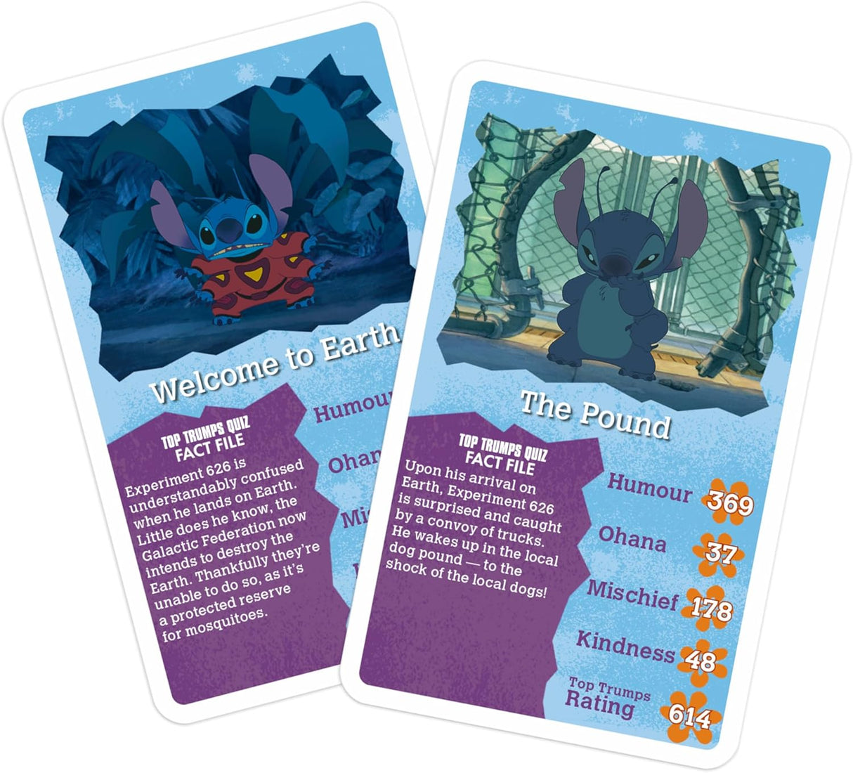 Lilo and Stitch Card Game Top Trumps Special