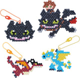 Aquabeads How to Train Your Dragon Craft Kit - Craft Kit for Kids Ages 4+ - 700 Beads with Tray  Sprayer & Keychains - Create Toothless  Hiccup & More