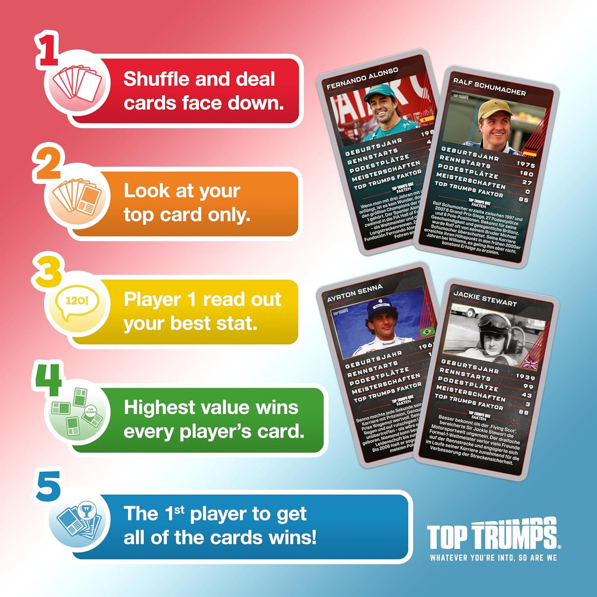 Top Trumps Grand Prix Specials Card Game