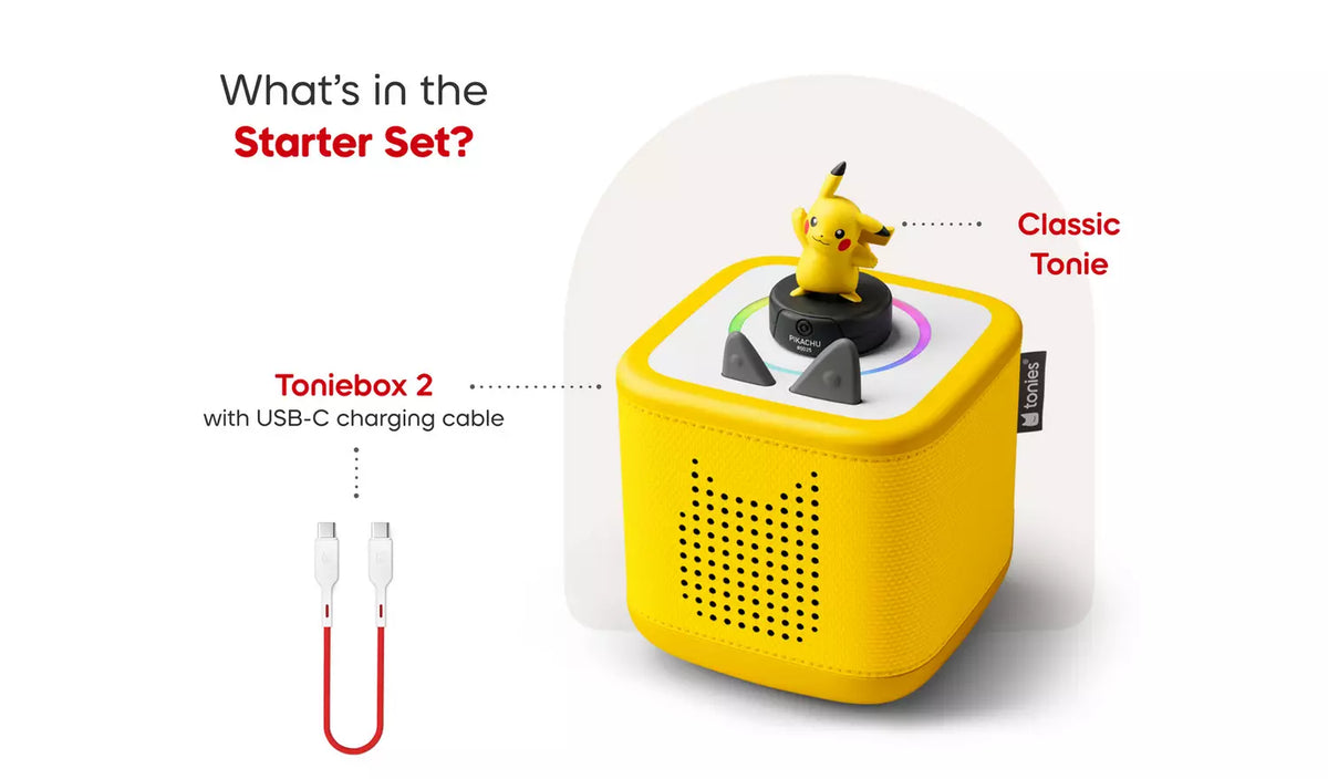 Tonies Pokemon Pikachu Audio Tonie Character with Toniebox 2