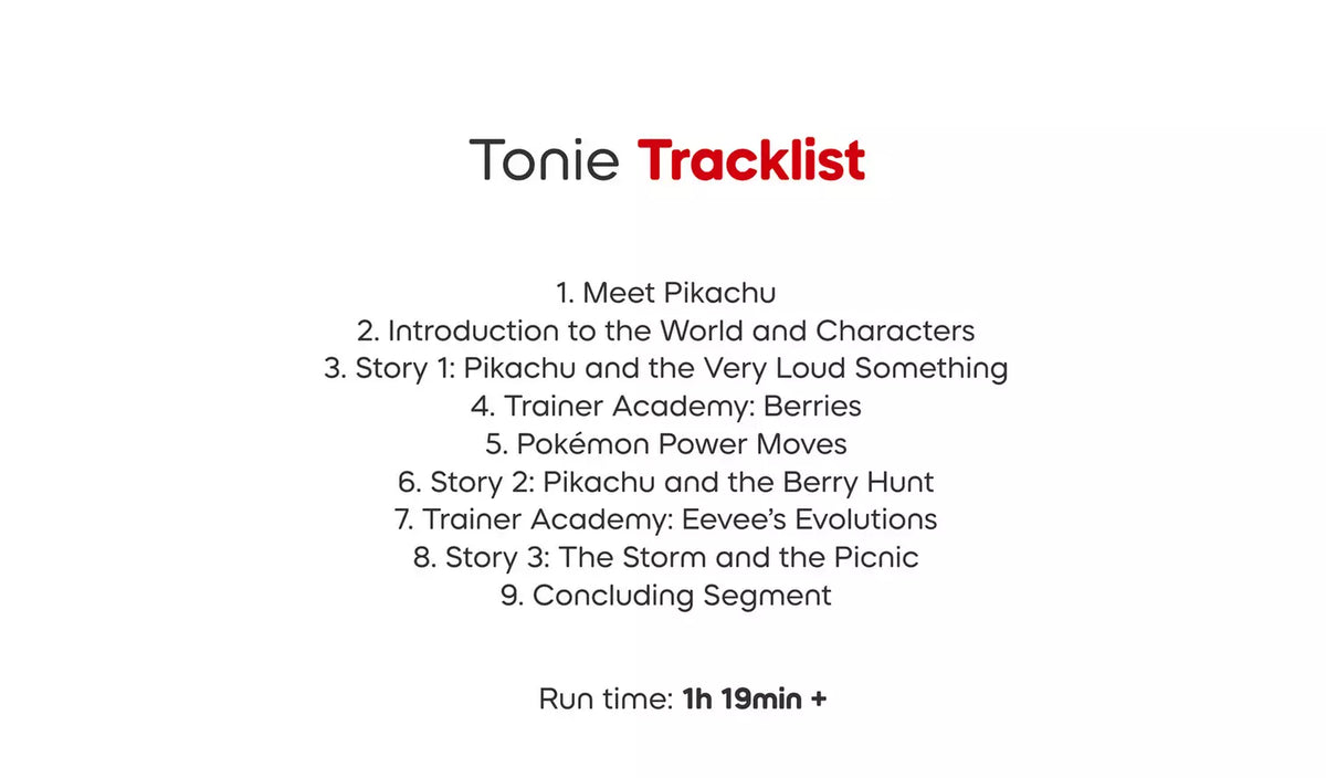 Tonies Pokemon Audio Tonie Character