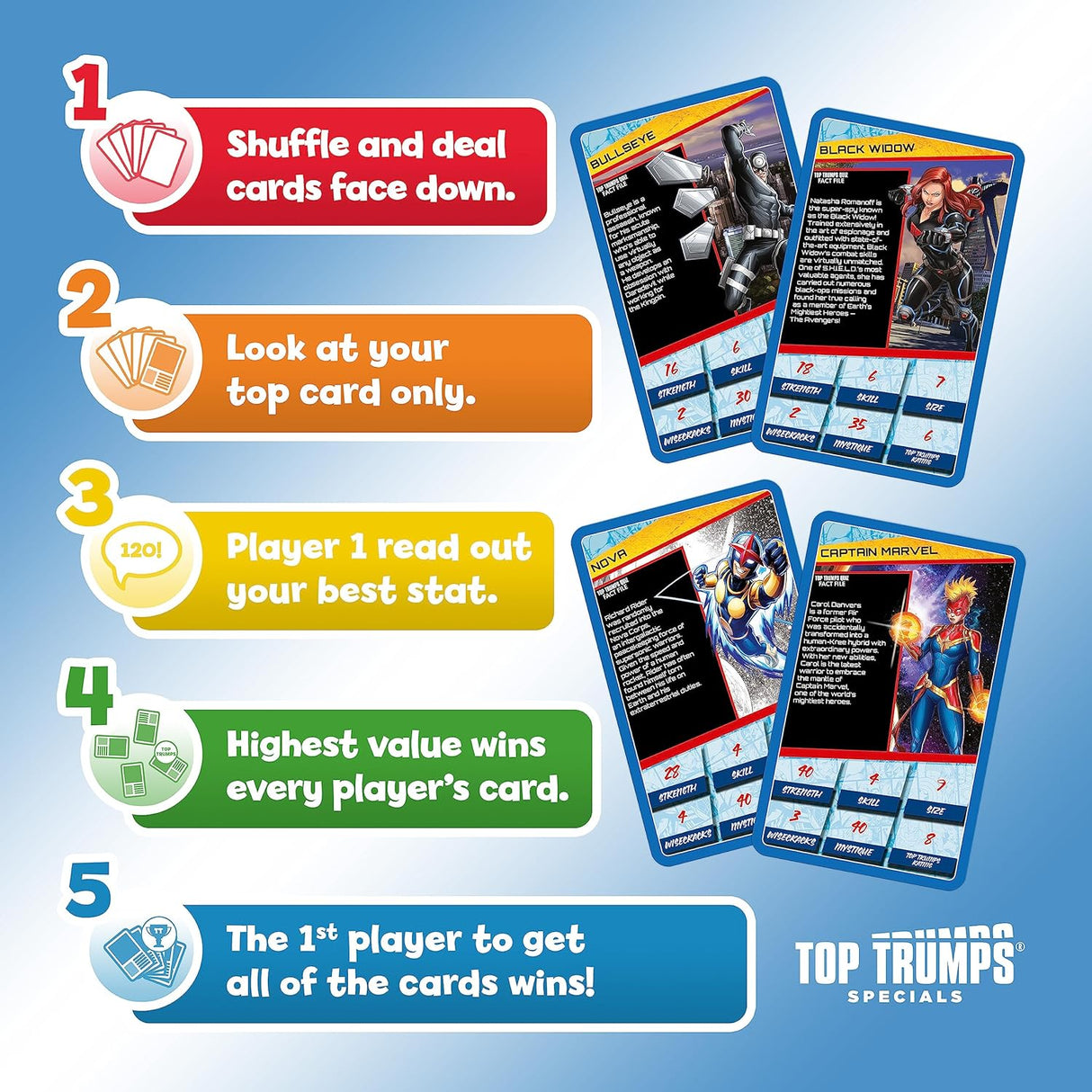 Top Trumps Marvel Universe Volume 2 Card Game