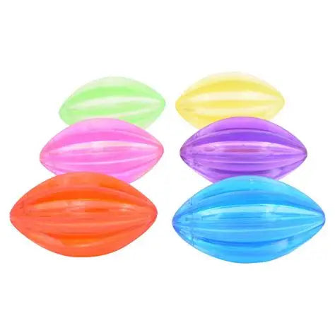 Zoomerz Light Up Ridged Rugby Ball Sensory Play LED