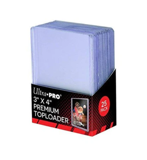 Ultra Pro - 3 x 4 Inch Toploaders Super Clear Premium 25 Pack