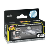 Funko Bitty POP! Ride: Star Wars - N-1 Starfighter with The Mandalorian (2.5 cm)