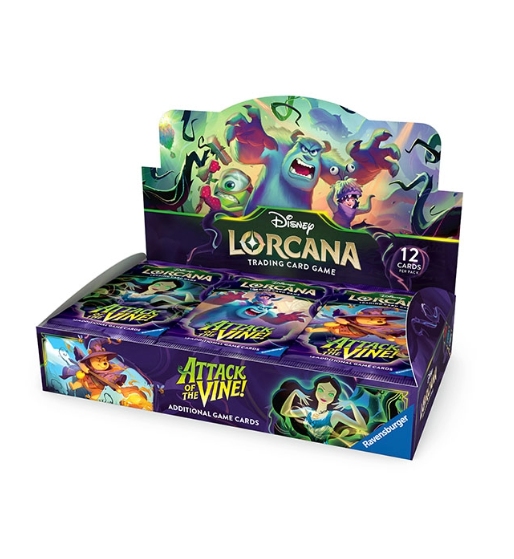 Disney Lorcana TCG: Set 13 - Attack of the Vine Booster Display Box (24 Packs)