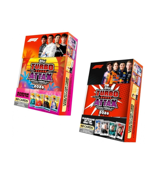 Turbo Attax 2026 Trading Card Game Mega Tin