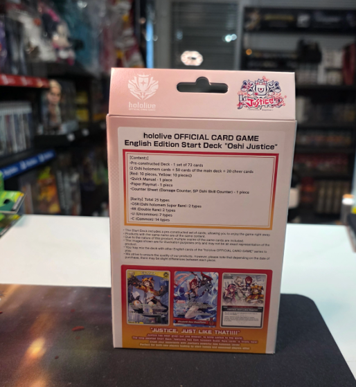 hololive OFFICIAL CARD GAME: Start Deck - Oshi Justice (72 Cards)