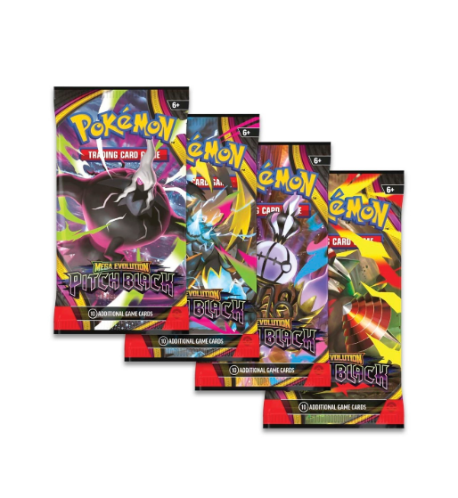 Pokémon TCG: Mega Evolution - Pitch Black Booster Pack (10 Cards)