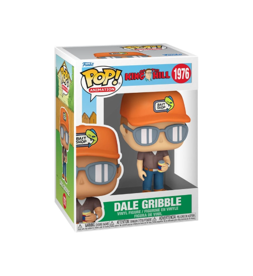 Funko POP! TV: King of the Hill – Dale Gribble Vinyl Figure (9 cm)