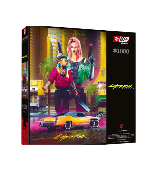 Cyberpunk 2077 Gaming Puzzle: Kitsch Style (1000 Pieces)