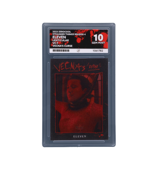 2023 Eleven – Zerocool Stranger Things Season 4 (VC-7) Lenticular | Ace Graded 10 Gem Mint