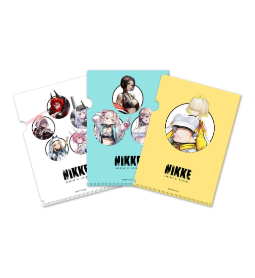 Goddess of Victory: Nikke Premium PVC Clearfile (3-Sleeve Set)