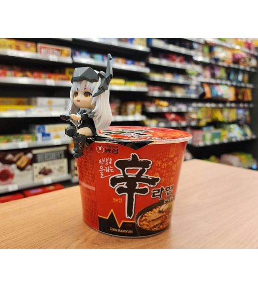 Goddess of Victory: Nikke Cup Noodle Holder PVC Statue Snow White 10 cm