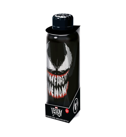 Marvel Venom Face Stainless Steel Water Bottle