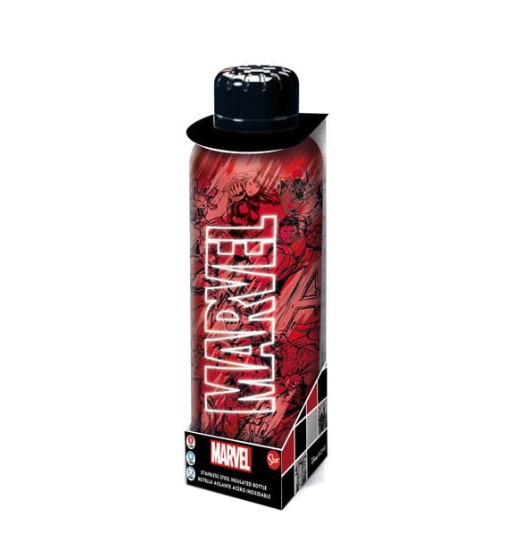 Marvel Pattern Stainless Steel Water Bottle 500ml