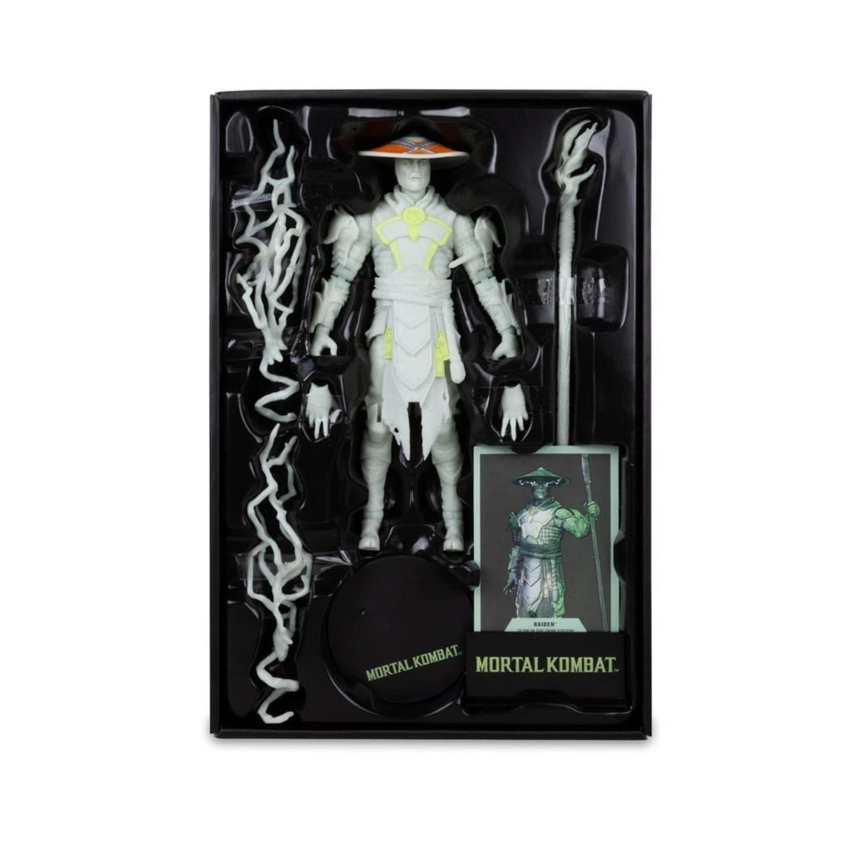 Mortal Kombat Action figure Glow in the Dark Edition Raiden (Gold Label) 18 Cm