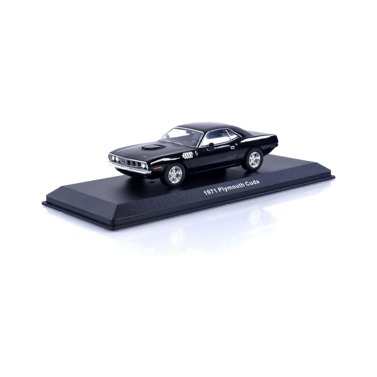 1971 Plymouth Barracuda Black "John Wick Chapter 4" (2023) Movie "Hollywood" Series 1/43 Diecast Model Car by Greenlight