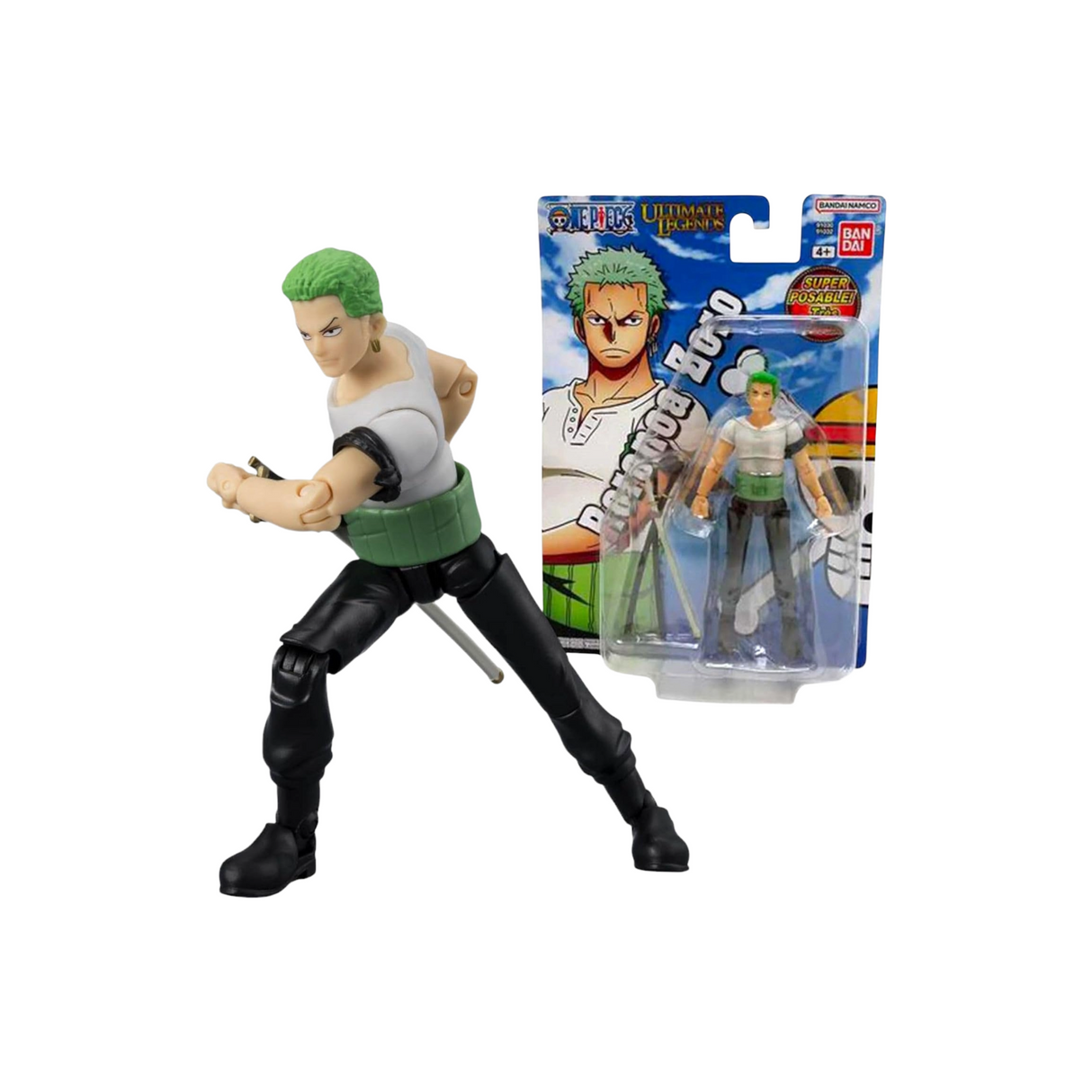 Bandai Ultimate Legends One Piece Zoro Action Figure - 12.5cm Zoro Anime Figure