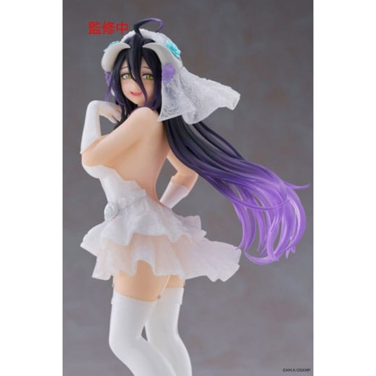 Overlord Coreful PVC Statue: Albedo (Wedding Version) - 18cm (Minor Damage To Box)