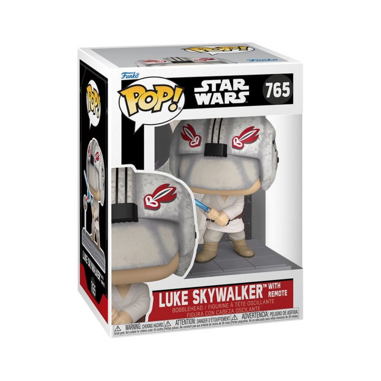 Star Wars Funko POP! Movie Vinyl Figure: Luke Skywalker with Training Remote – #765