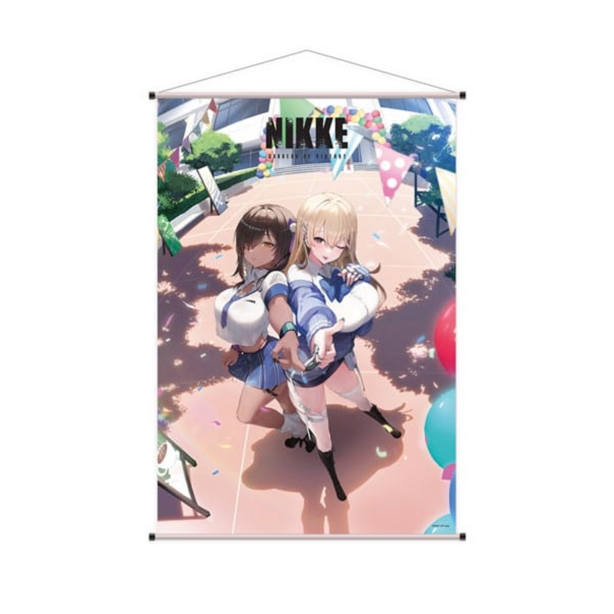 Goddess of Victory: Nikke: Naga & Tia – High-Quality Fabric Wallscroll (60 x 90 cm)