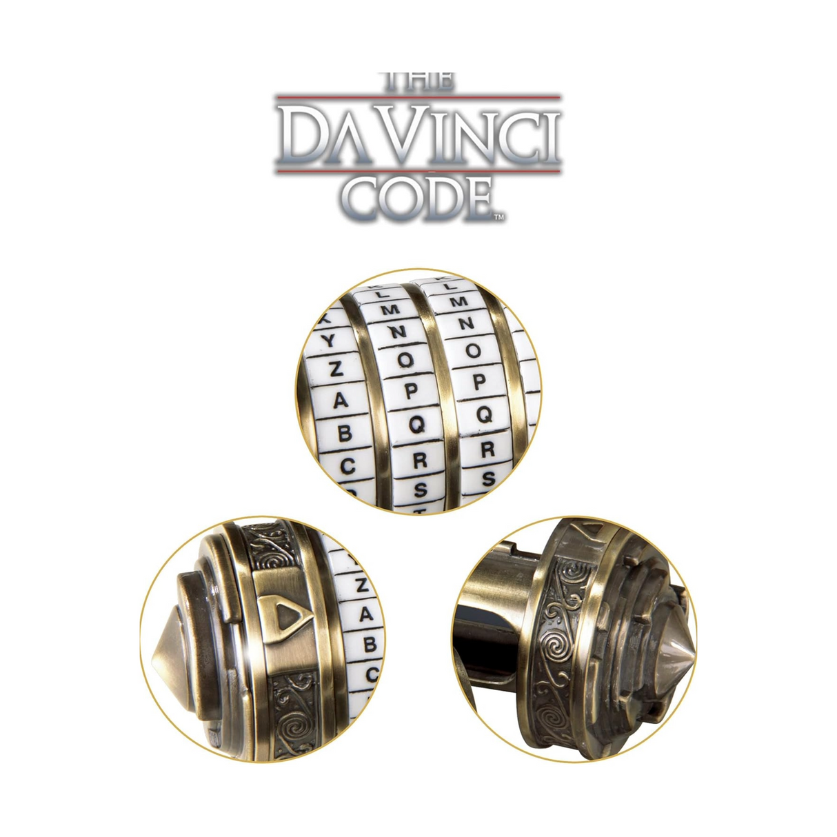 The Noble Collection: The Da Vinci Code Cryptex – Full 1:1 Scale Functional Prop Replica (15 cm)