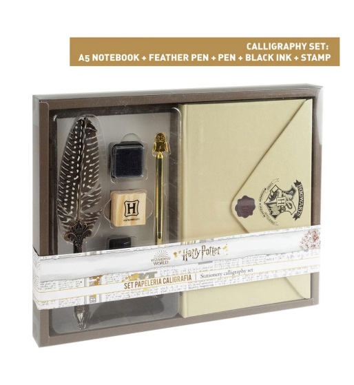 Harry Potter: 4-Piece Calligraphy Stationery Set