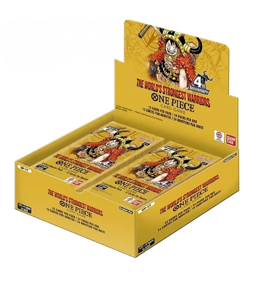1 x One Piece OP17 The Worlds Strongest Warriors Booster Pack SEALED ENG