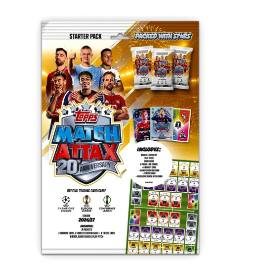 Match Attax 2026/27 20th Anniversary Starter Pack
