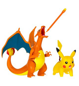 Pokémon: Charizard (11 cm) & Pikachu (5 cm) Battle Figure 2-Pack