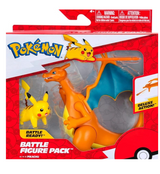 Pokémon: Charizard (11 cm) & Pikachu (5 cm) Battle Figure 2-Pack