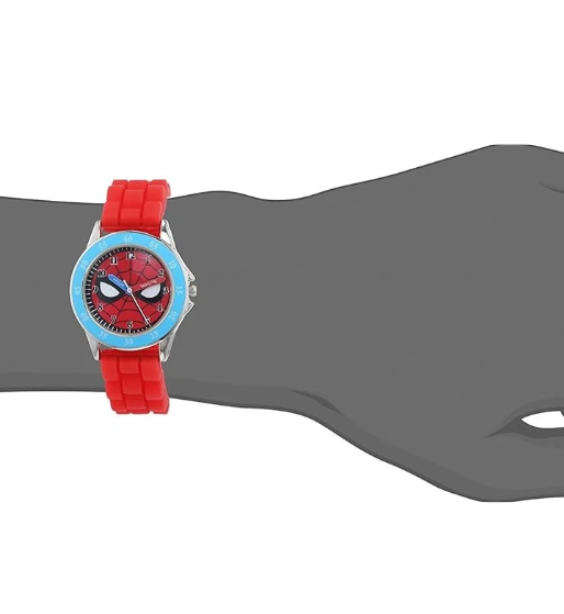 Peers Hardy: Official Disney Marvel Spider-Man Red Silicone Strap Watch