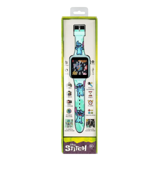Peers Hardy: Official Disney Lilo &amp; Stitch Interactive Kids Smart Watch