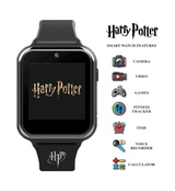 Peers Hardy: Official Harry Potter Black Silicone Strap Interactive Kids Smart Watch
