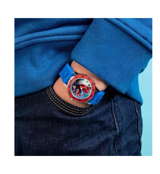 Peers Hardy: Official Disney Marvel Spider-Man Blue Strap Watch