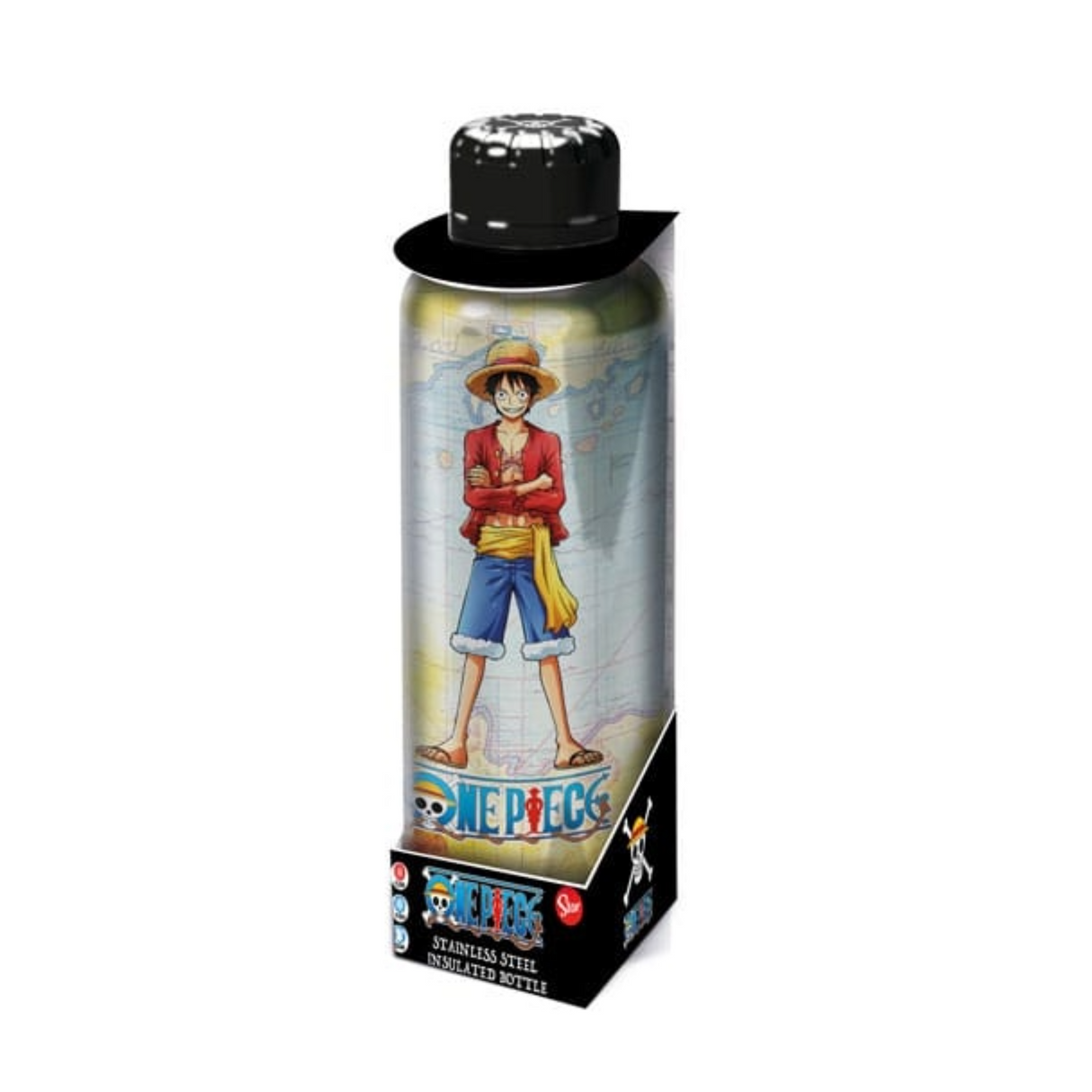 One Piece - Monkey D. Luffy Stainless Steel Water Bottle (500 ml)