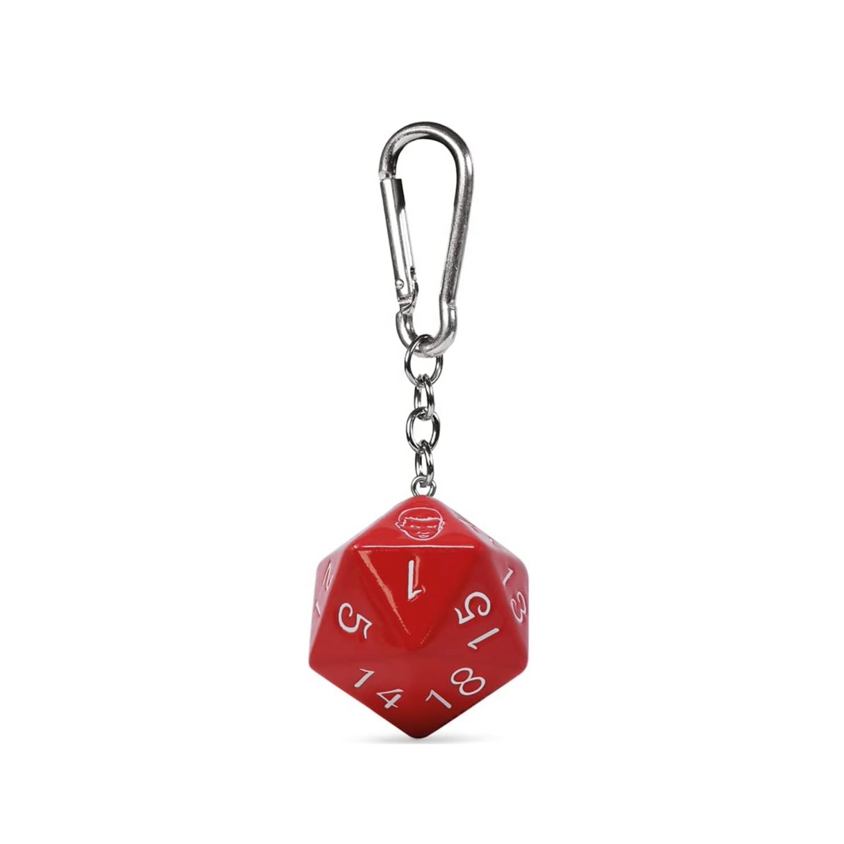 Pyramid International Stranger Things Keychain/Bag Charm with Carabiner 3D D20 Dice - Official Merchandise