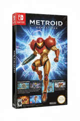 Metroid Prime Remastered Nintendo Switch game box cover