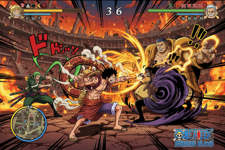 One Piece Burning Blood fighting game action screenshot