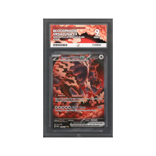 2025 - Bloodmoon Ursaluna ex - Prismatic Evolutions - 168/131 - Special Illustration Rare