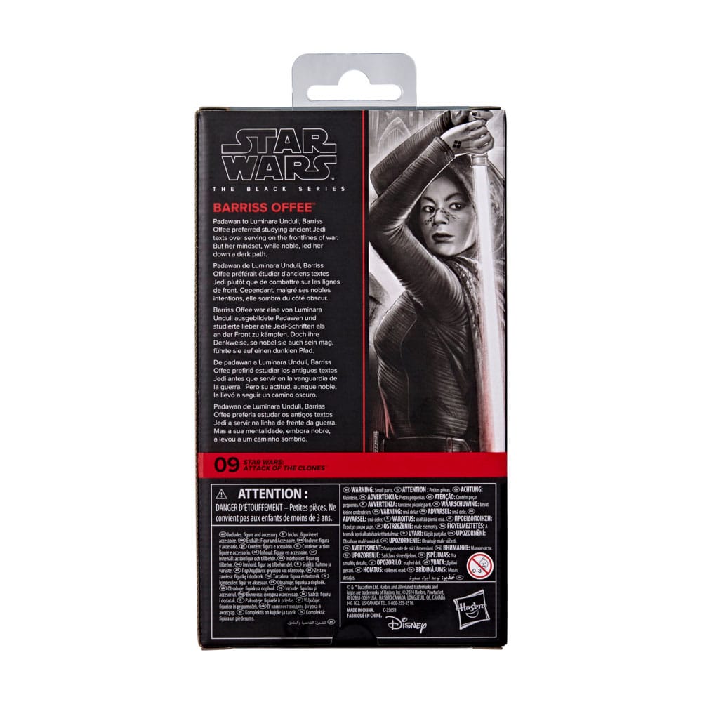 Star Wars Episode II: Attack of the Clones - Barriss Offee The Black Series Action Figure (15 cm)