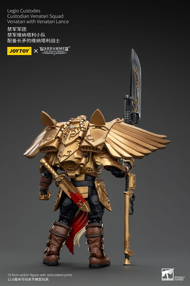 Warhammer The Horus Heresy Action Figure 1/18 Legio Custodes Custodian Venatari Squad Venatari with Venatari Lance