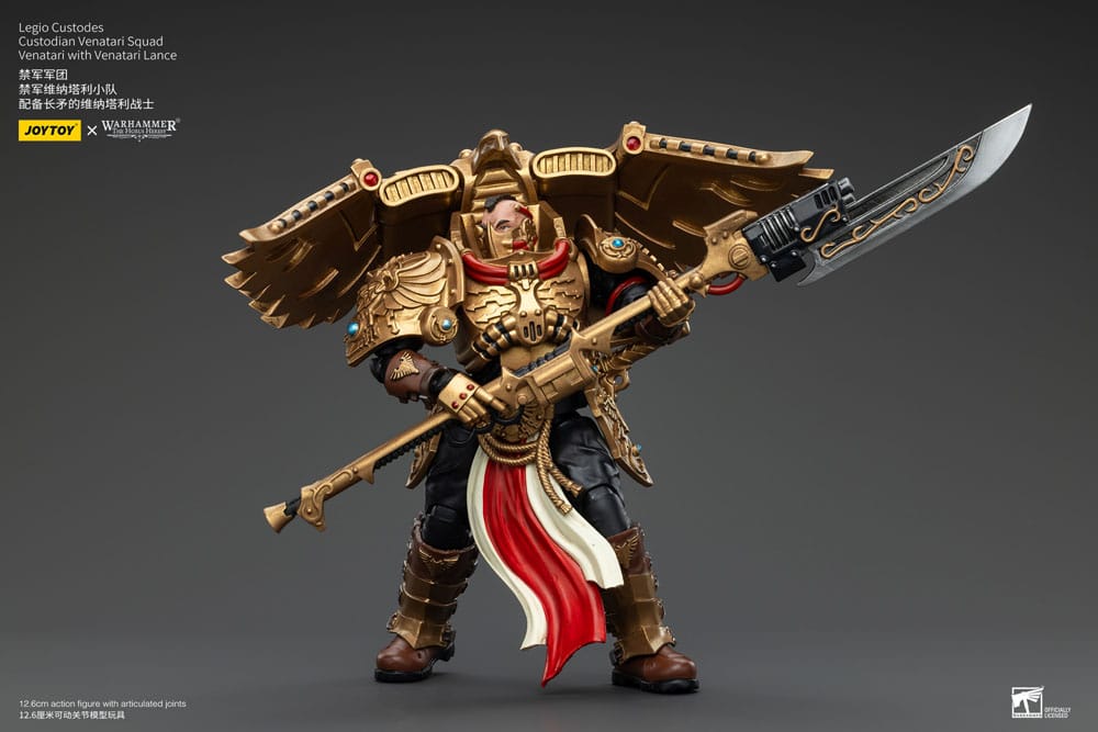 Warhammer The Horus Heresy Action Figure 1/18 Legio Custodes Custodian Venatari Squad Venatari with Venatari Lance