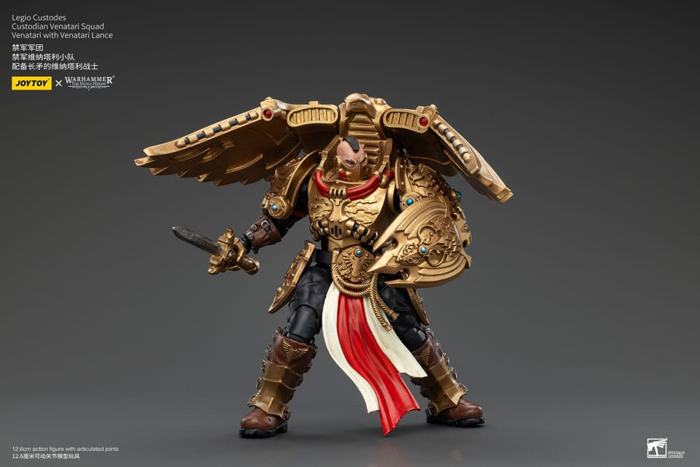 Warhammer The Horus Heresy Action Figure 1/18 Legio Custodes Custodian Venatari Squad Venatari with Venatari Lance